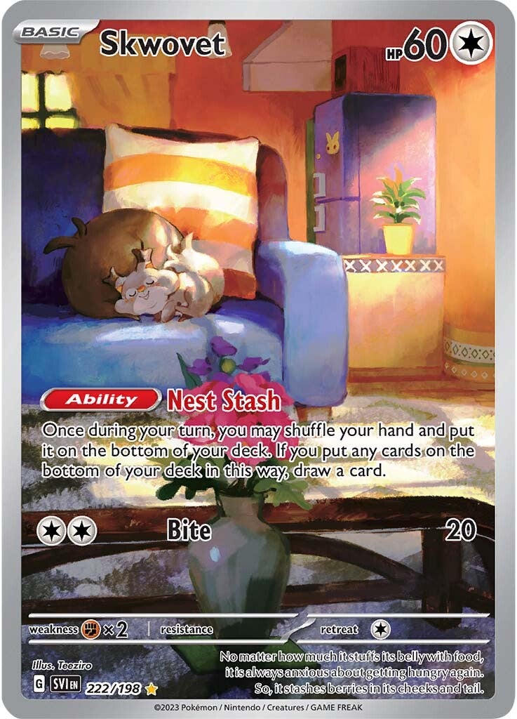 Skwovet (222/198) [Scarlet & Violet: Base Set] | Good Games Cannington