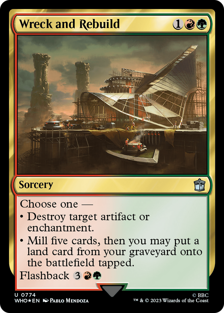 Wreck and Rebuild (Surge Foil) [Doctor Who] | Good Games Cannington