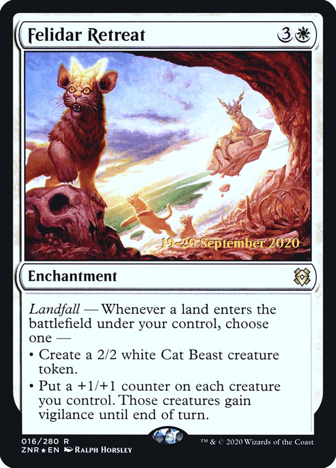 Felidar Retreat [Zendikar Rising Prerelease Promos] | Good Games Cannington