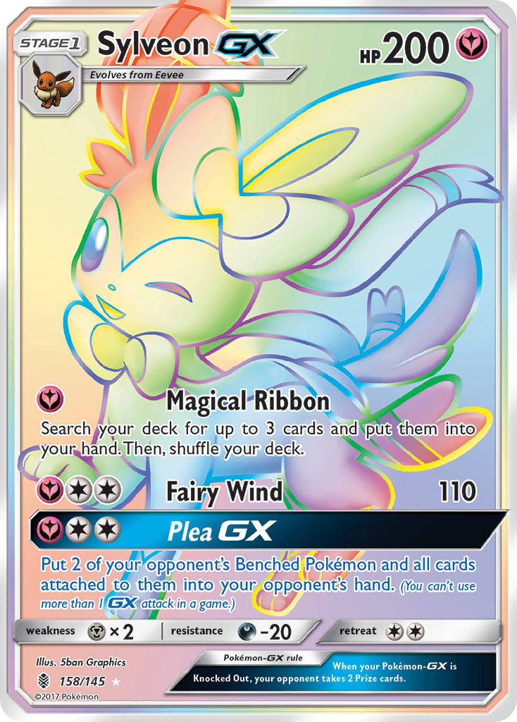 Sylveon GX (158/145) [Sun & Moon: Guardians Rising] | Good Games Cannington
