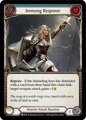 Ironsong Response (Blue) [U-WTR134] (Welcome to Rathe Unlimited)  Unlimited Rainbow Foil | Good Games Cannington