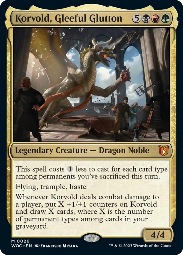Korvold, Gleeful Glutton [Wilds of Eldraine Commander] | Good Games Cannington