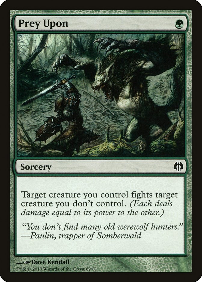 Prey Upon [Duel Decks: Heroes vs. Monsters] | Good Games Cannington