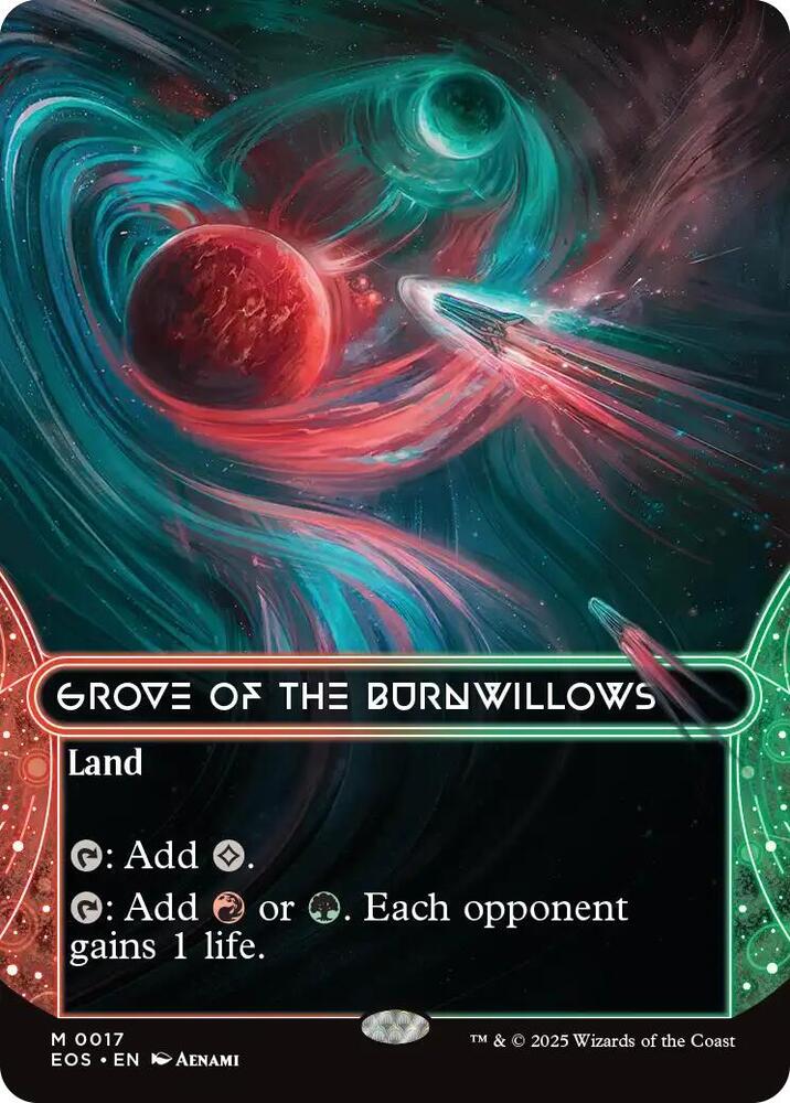 Grove of the Burnwillows  17/45 (Edge of Eternities: Stellar Sights)  - Borderless | Good Games Cannington