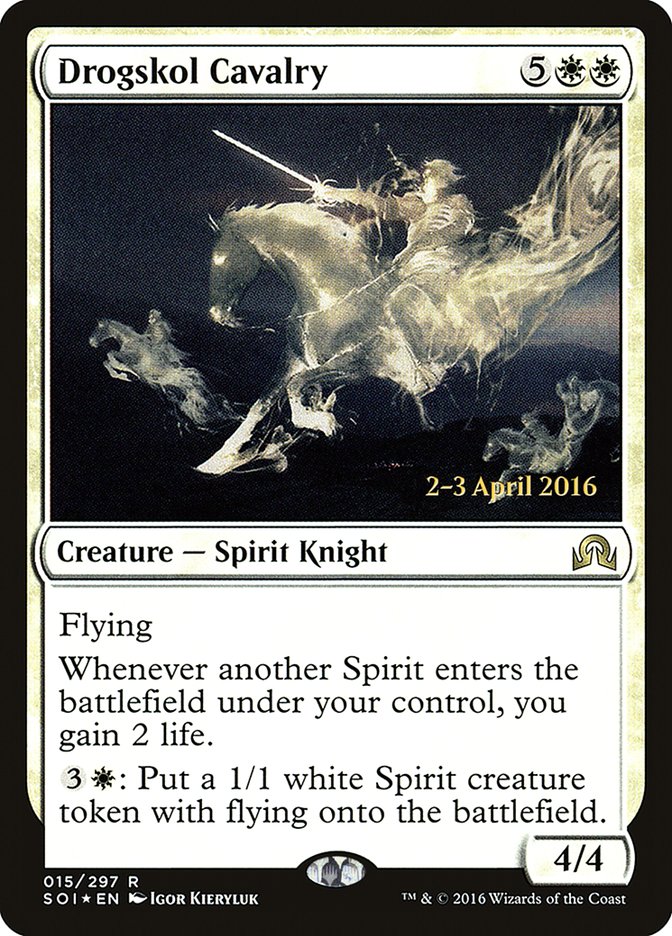 Drogskol Cavalry [Shadows over Innistrad Prerelease Promos] | Good Games Cannington