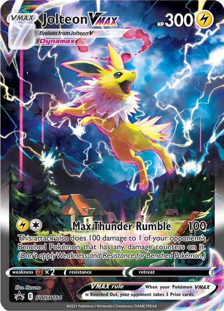 Jolteon VMAX (SWSH184) [Sword & Shield: Black Star Promos] | Good Games Cannington