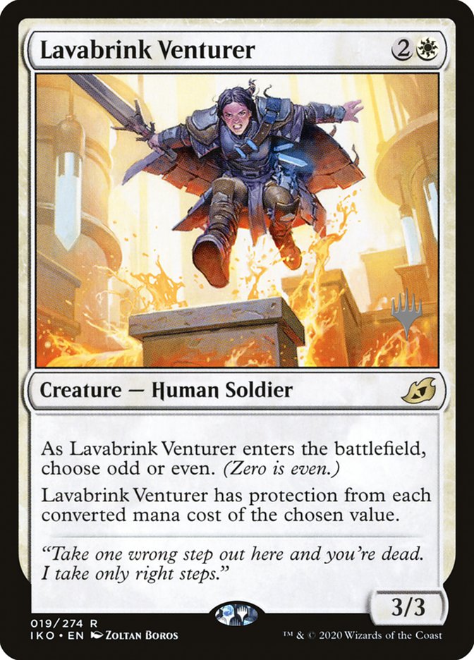 Lavabrink Venturer (Promo Pack) [Ikoria: Lair of Behemoths Promos] | Good Games Cannington