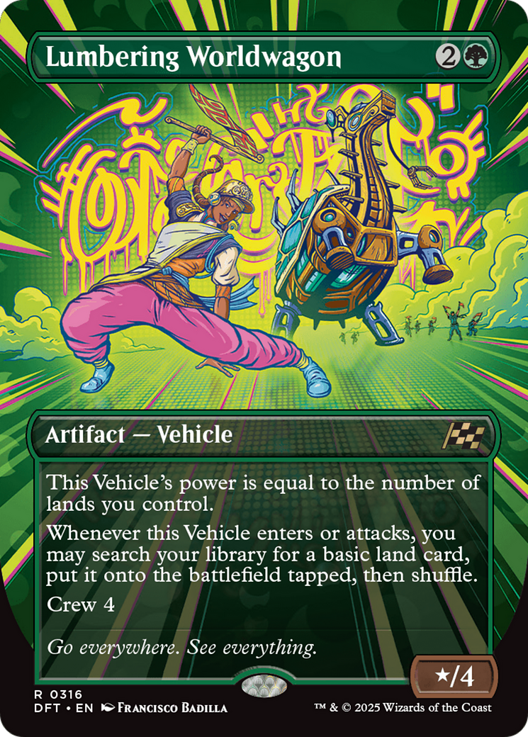 Lumbering Worldwagon (Borderless) [Aetherdrift] | Good Games Cannington