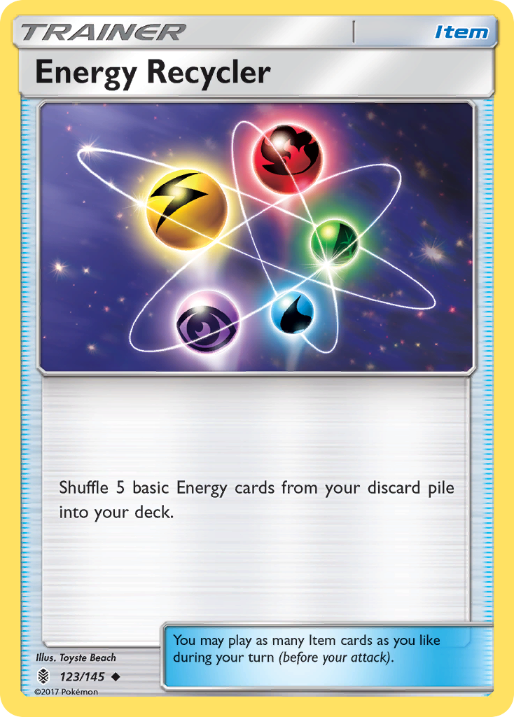 Energy Recycler (123/145) [Sun & Moon: Guardians Rising] | Good Games Cannington