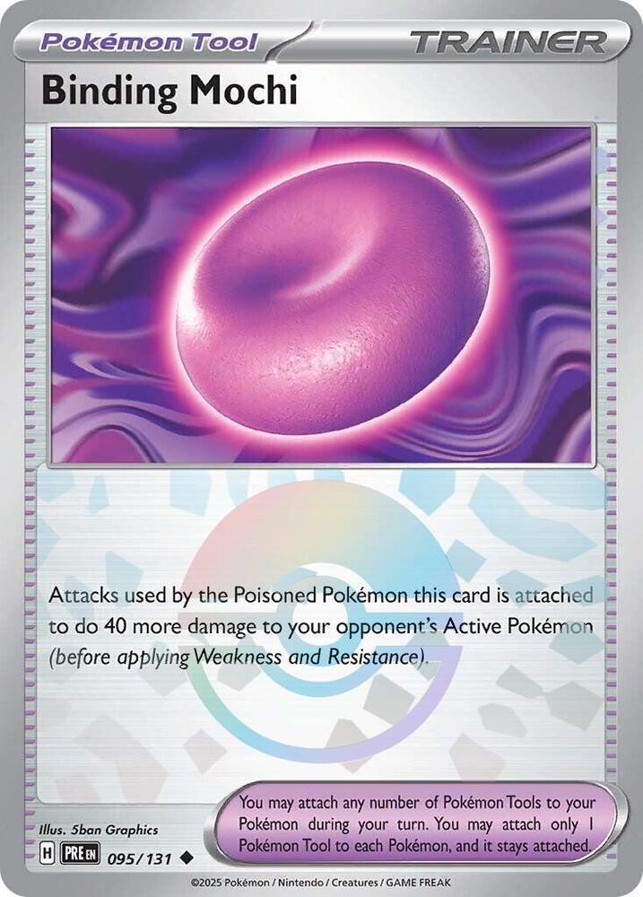 Binding Mochi (095/131) (Poke Ball Pattern) [Scarlet & Violet: Prismatic Evolutions] | Good Games Cannington