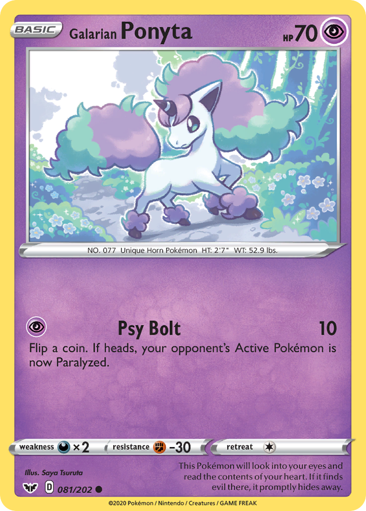 Galarian Ponyta (081/202) [Sword & Shield: Base Set] | Good Games Cannington