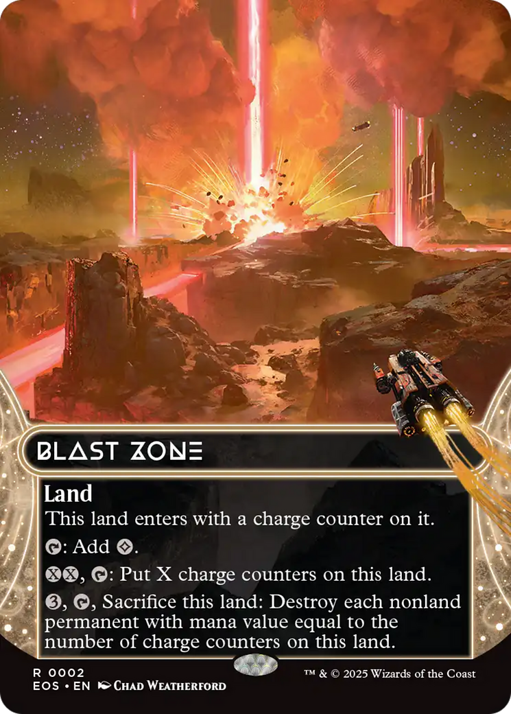 Blast Zone (0002) (Borderless) [Edge of Eternities: Stellar Sights] | Good Games Cannington