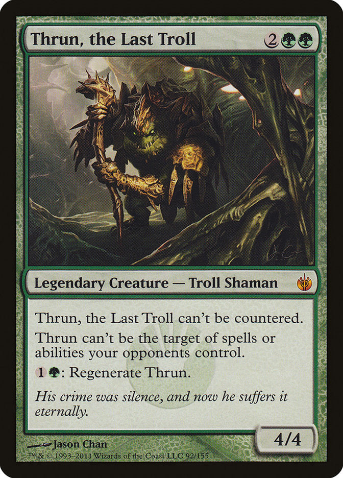 Thrun, the Last Troll 92/155 (Mirrodin Besieged)  | Good Games Cannington