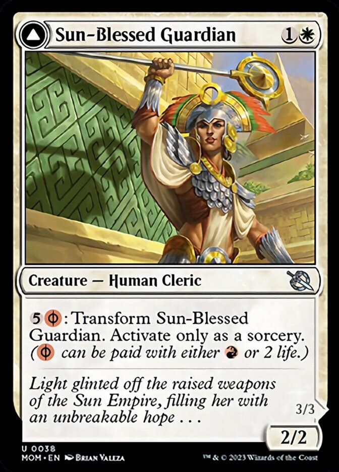 Sun-Blessed Guardian // Furnace-Blessed Conqueror [March of the Machine] | Good Games Cannington