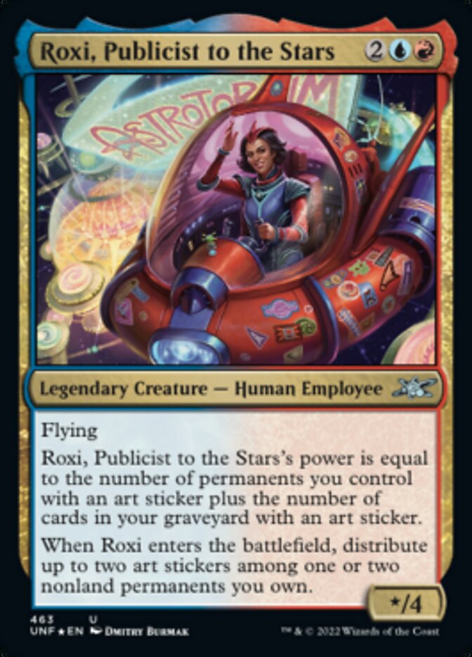 Roxi, Publicist to the Stars (Galaxy Foil) [Unfinity] | Good Games Cannington
