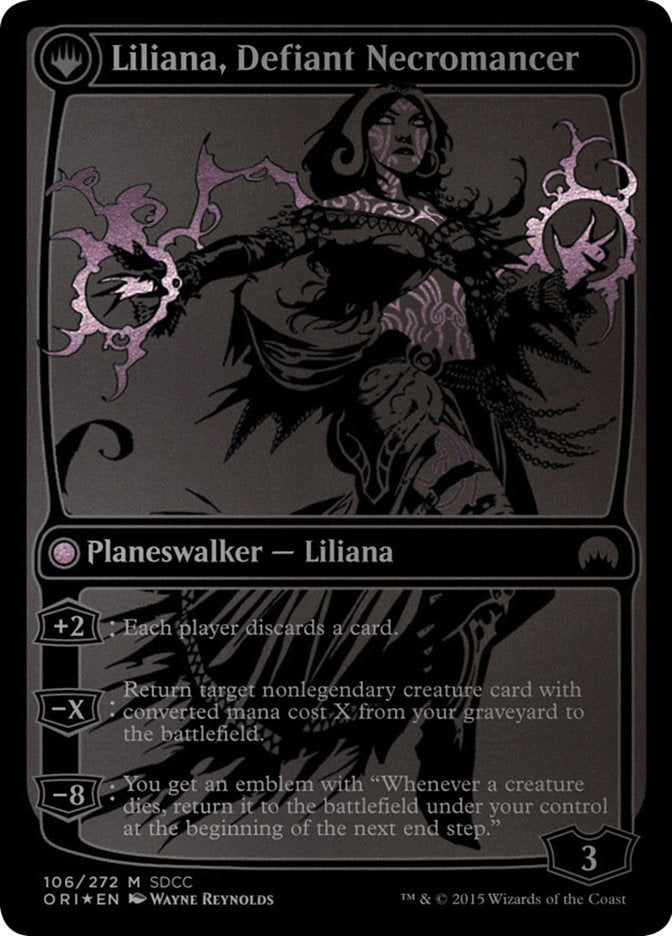 Liliana, Heretical Healer // Liliana, Defiant Necromancer [San Diego Comic-Con 2015] | Good Games Cannington