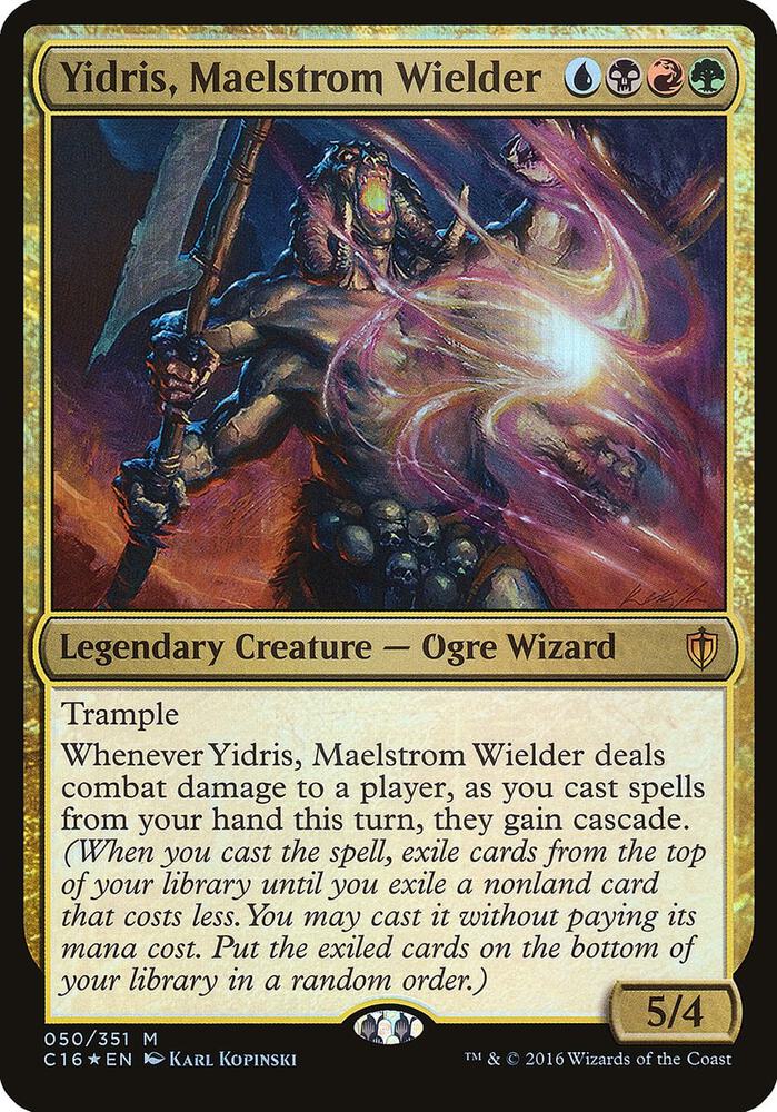 Yidris, Maelstrom Wielder 50/351 (Oversize Cards)  - Foil | Good Games Cannington
