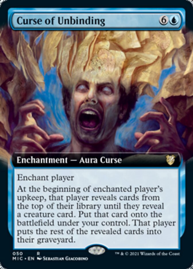 Curse of Unbinding (Extended Art) [Innistrad: Midnight Hunt Commander] | Good Games Cannington