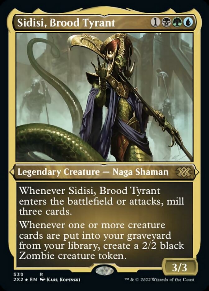 Sidisi, Brood Tyrant (Foil Etched) [Double Masters 2022] | Good Games Cannington
