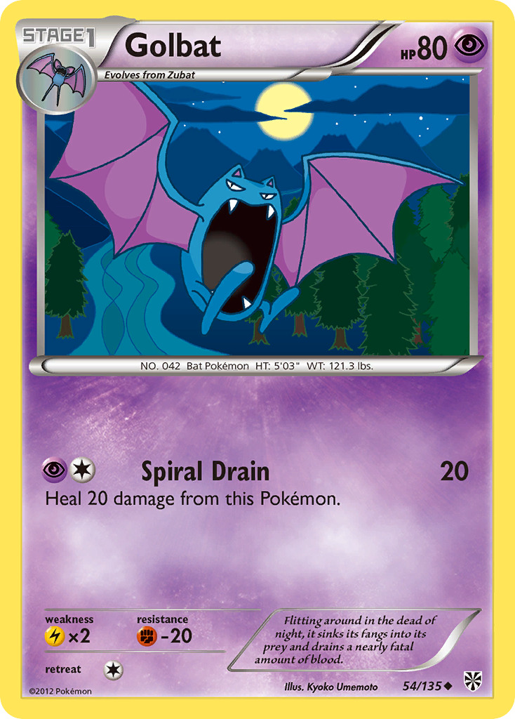 Golbat (54/135) [Black & White: Plasma Storm] | Good Games Cannington