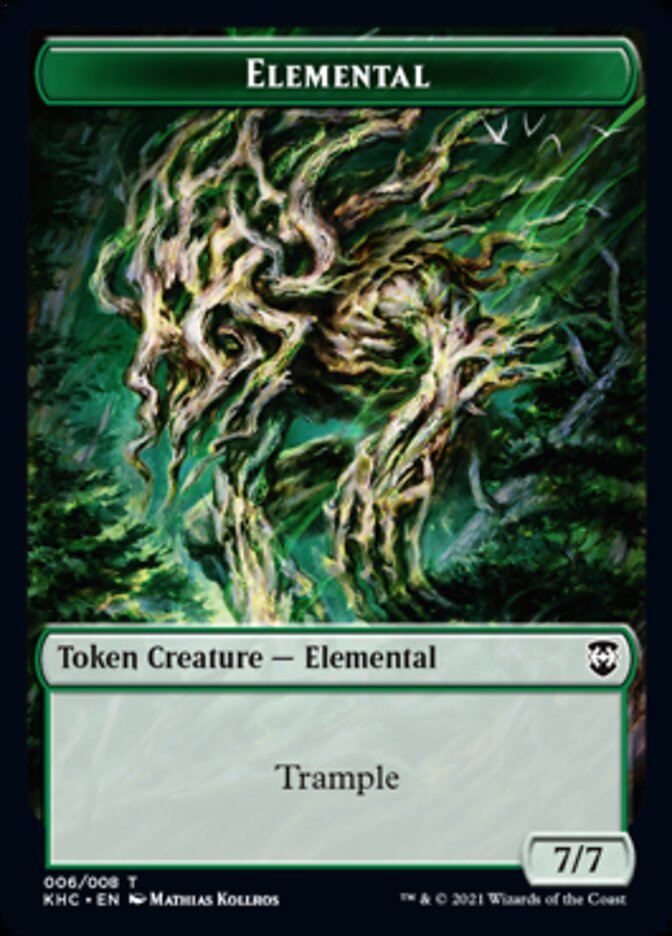Elemental Token [Kaldheim Commander Tokens] | Good Games Cannington