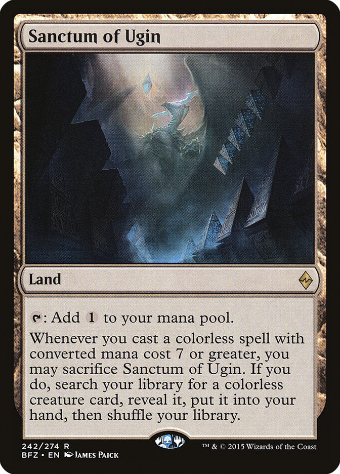 Sanctum of Ugin 242/274 (Battle for Zendikar)  | Good Games Cannington