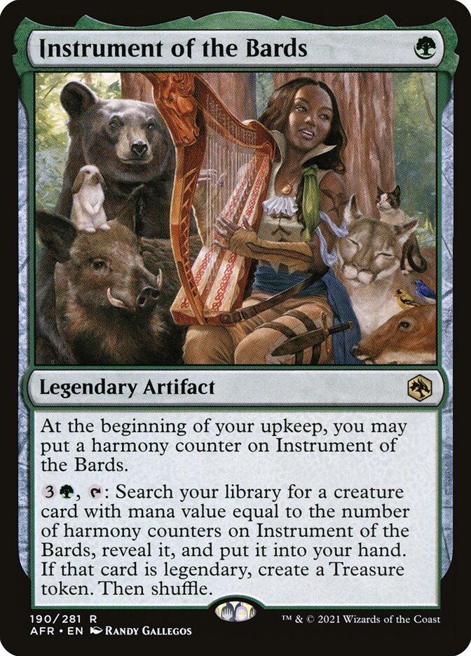 Instrument of the Bards 190 (Adventures in the Forgotten Realms)  - Foil | Good Games Cannington