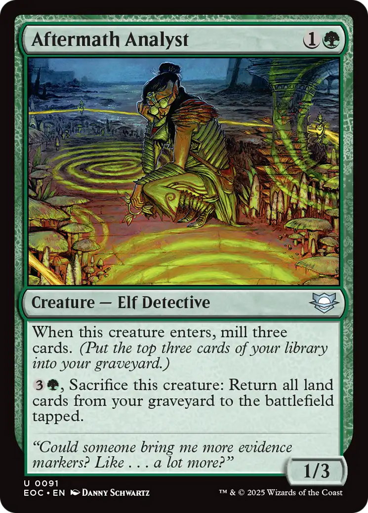 Aftermath Analyst [Edge of Eternities Commander] | Good Games Cannington