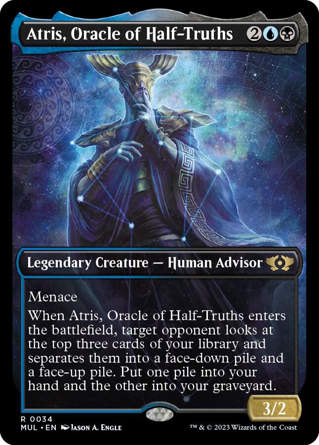 Atris, Oracle of Half-Truths 34/65 (March of the Machine: Multiverse Legends)  - Showcase | Good Games Cannington