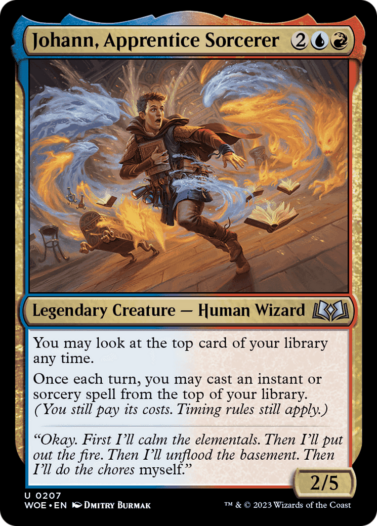 Johann, Apprentice Sorcerer [Wilds of Eldraine] | Good Games Cannington