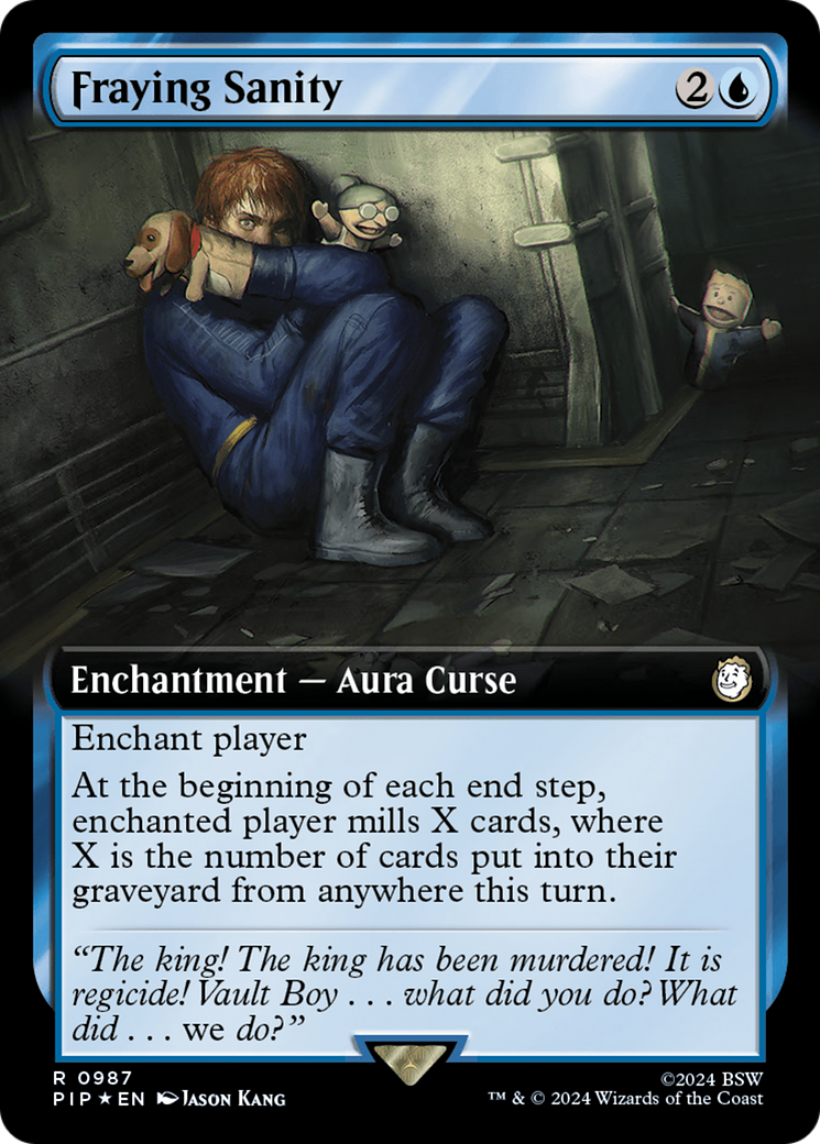 Fraying Sanity (Extended Art) (Surge Foil) [Fallout] | Good Games Cannington