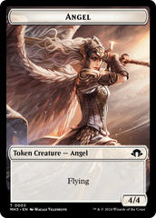 Eldrazi Spawn // Angel Double-Sided Token [Modern Horizons 3 Tokens] | Good Games Cannington