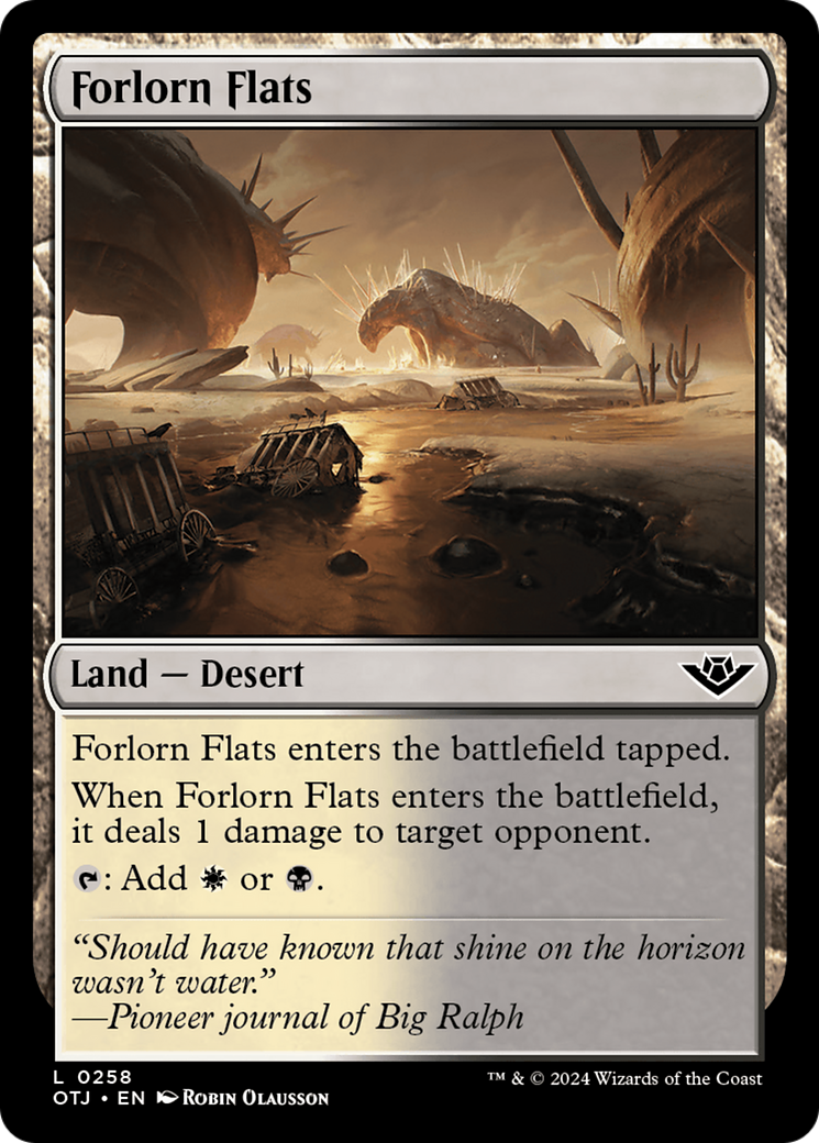 Forlorn Flats [Outlaws of Thunder Junction] | Good Games Cannington