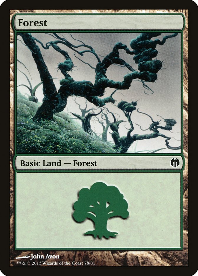 Forest (78) [Duel Decks: Heroes vs. Monsters] | Good Games Cannington