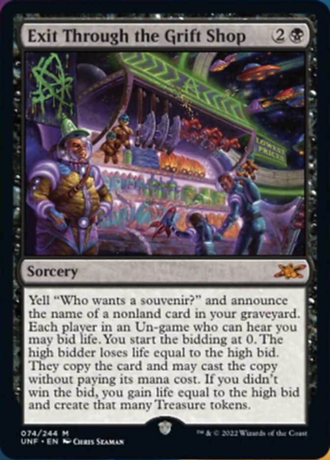 Exit Through the Grift Shop [Unfinity] | Good Games Cannington
