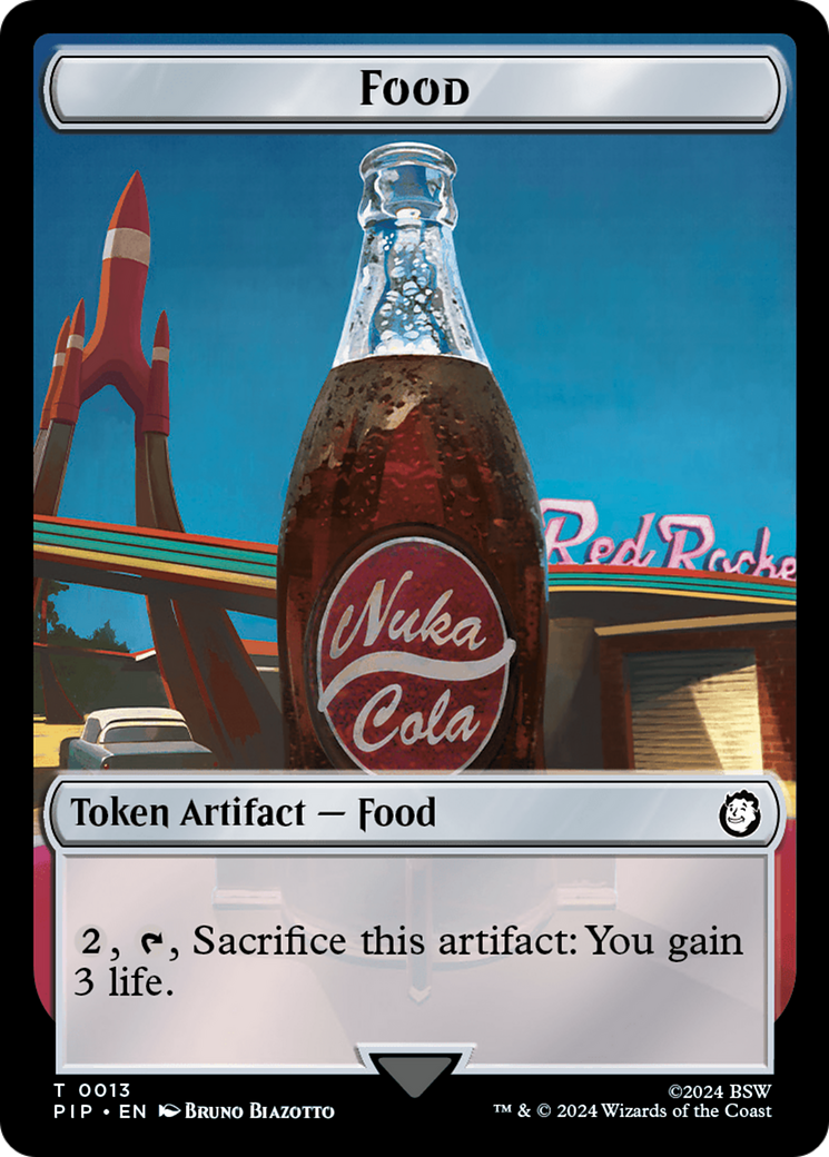 Food (013) // Squirrel Double-Sided Token [Fallout Tokens] | Good Games Cannington