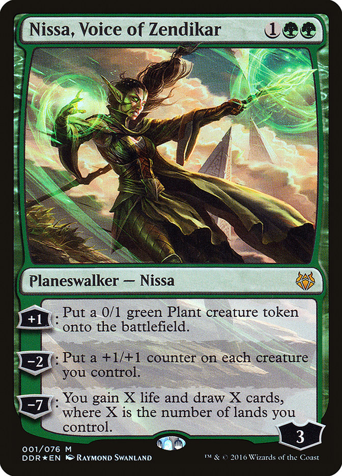 Nissa Voice of Zendikar 1 (Duel Decks: Nissa vs. Ob Nixilis)  - Foil | Good Games Cannington