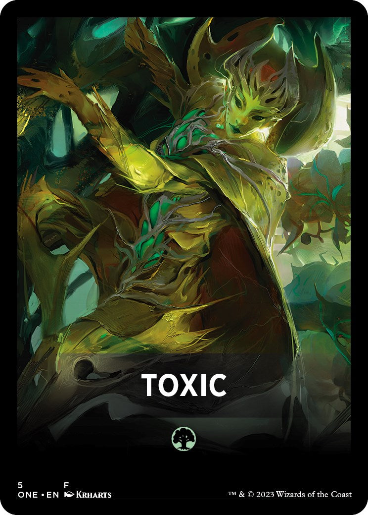 Toxic Theme Card [Phyrexia: All Will Be One Tokens] | Good Games Cannington