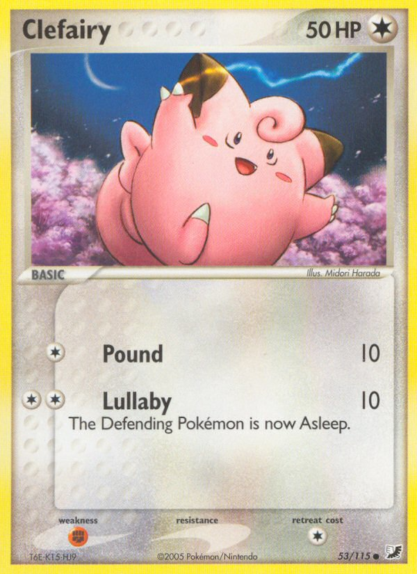 Clefairy (53/115) [EX: Unseen Forces] | Good Games Cannington