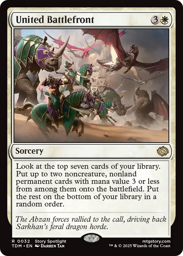 United Battlefront [Tarkir: Dragonstorm] | Good Games Cannington