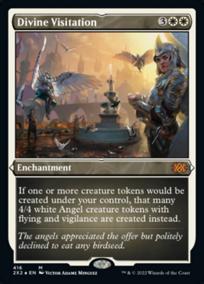 Divine Visitation (Foil Etched) [Double Masters 2022] | Good Games Cannington