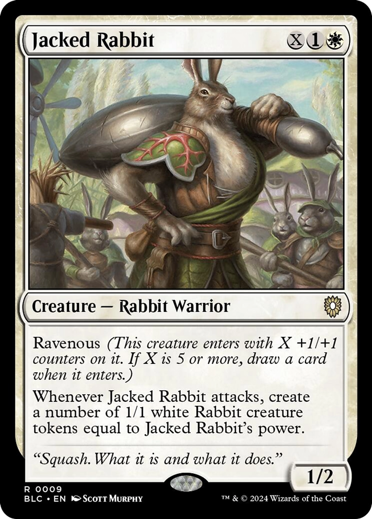 Jacked Rabbit [Bloomburrow Commander] | Good Games Cannington