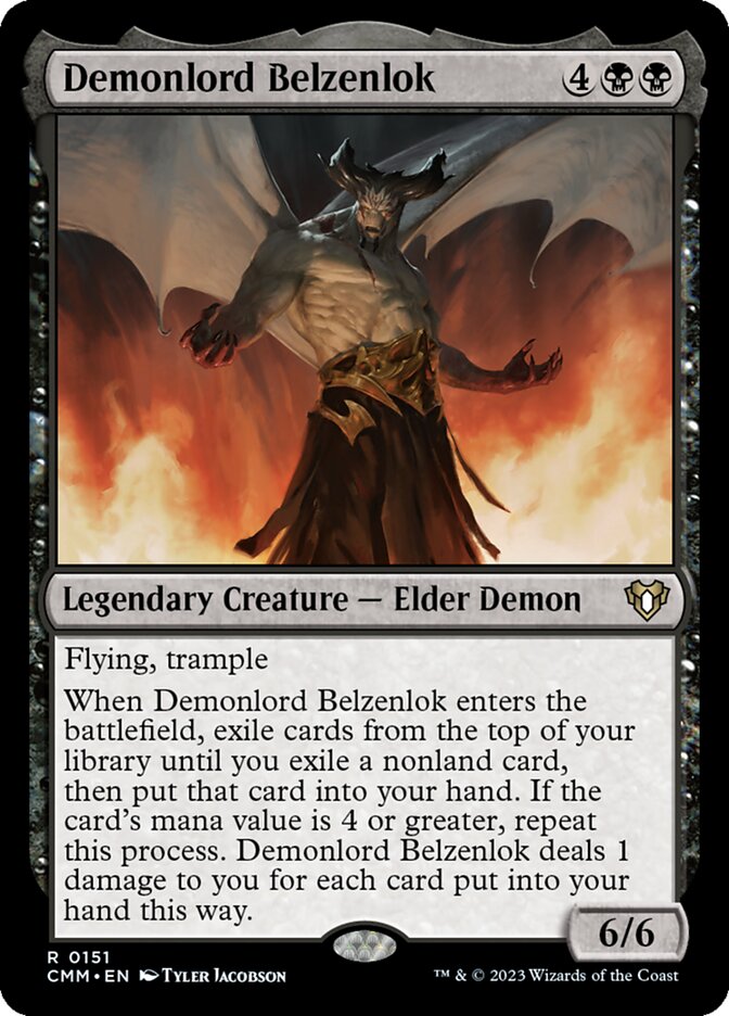 Demonlord Belzenlok 151/451 (Commander Masters)  | Good Games Cannington