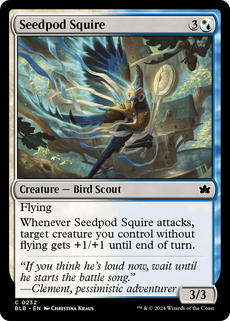 Seedpod Squire [Bloomburrow] | Good Games Cannington