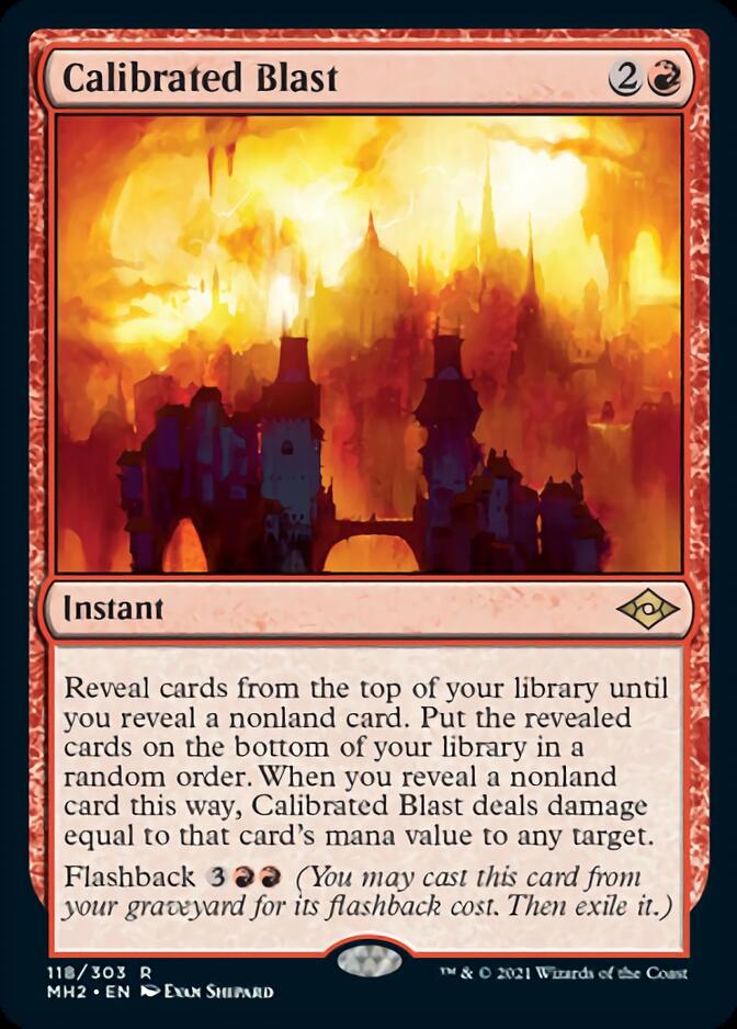 Calibrated Blast [Modern Horizons 2] | Good Games Cannington
