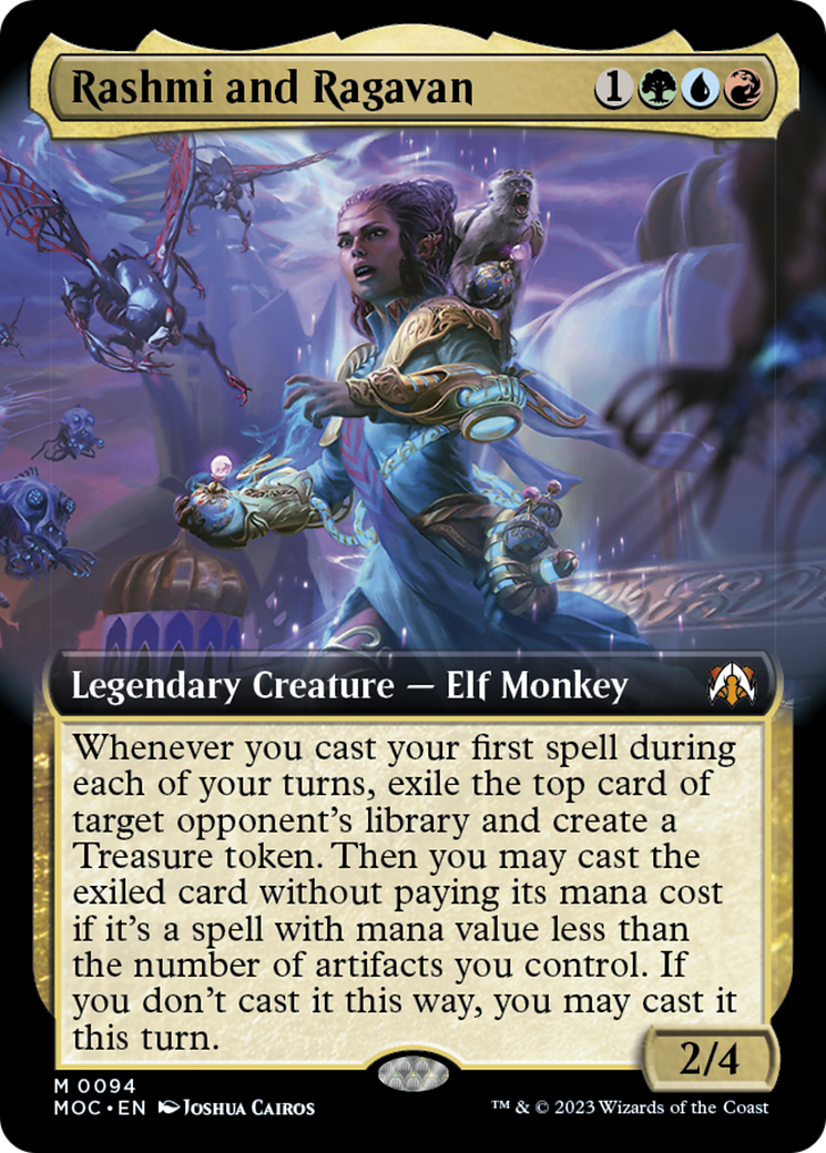 Rashmi and Ragavan (Extended Art) [March of the Machine Commander] | Good Games Cannington