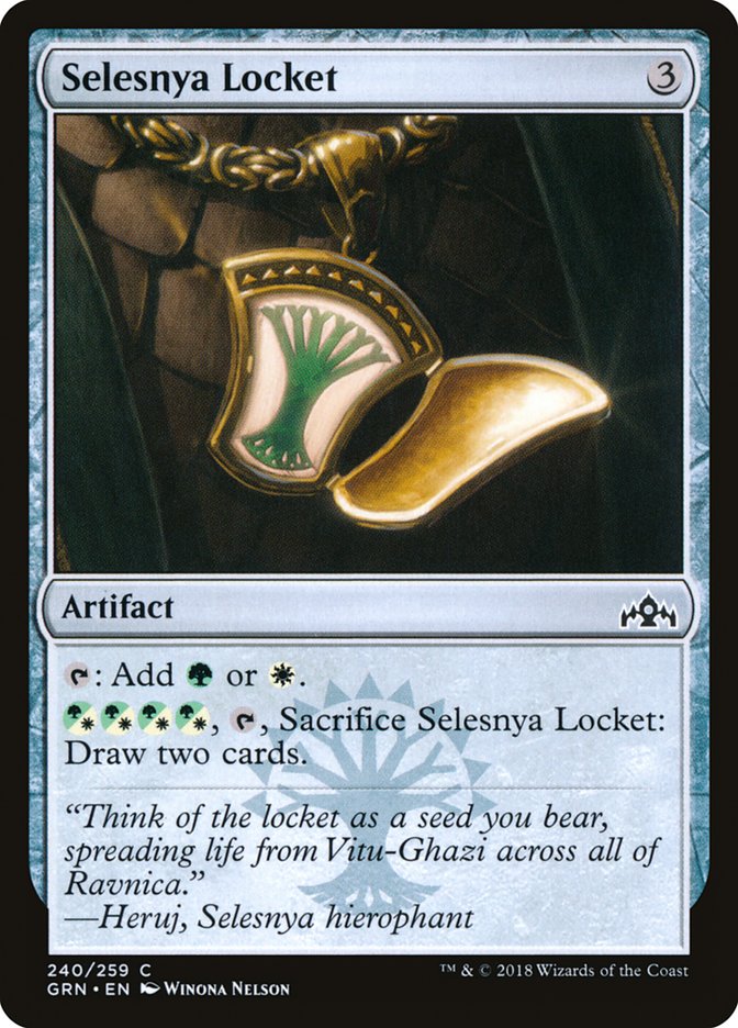 Selesnya Locket 240 (Guilds of Ravnica)  | Good Games Cannington