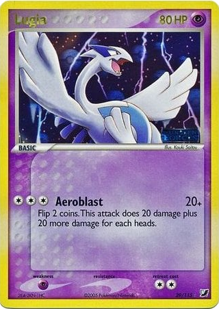 Lugia (29/115) (Stamped) [EX: Unseen Forces] | Good Games Cannington