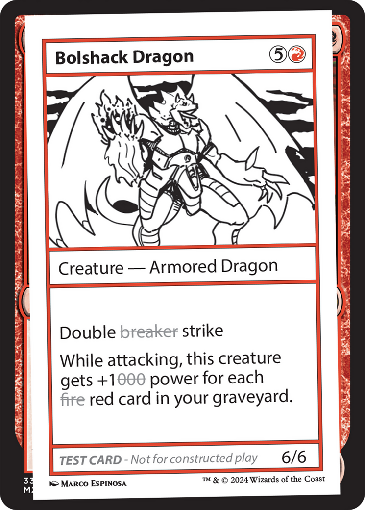 Bolshack Dragon [Mystery Booster 2 Playtest Cards] | Good Games Cannington