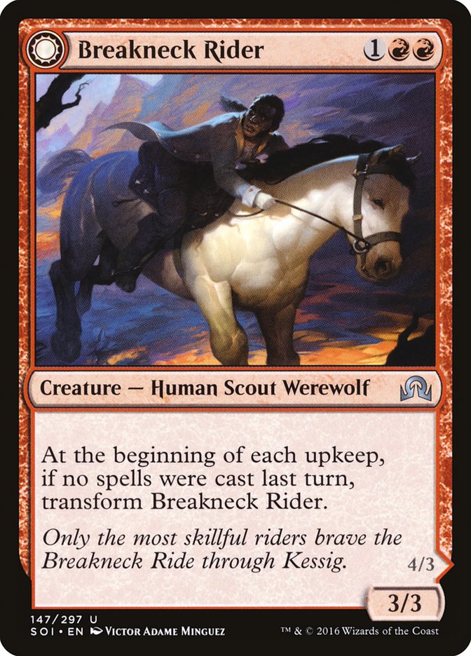Breakneck Rider // Neck Breaker [Shadows over Innistrad] | Good Games Cannington